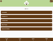 Tablet Screenshot of dina-pizza.fr